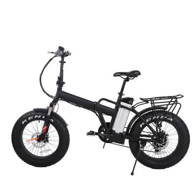 China Aluminum Alloy Hot sale OEM foldable fat tyre ebike 20 inch folding electric bicycle for sale