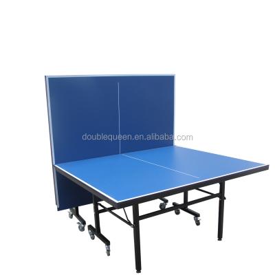 China MDF With Paint Coated Cheap Modern Foldable Ping Pong Table Standard Size for sale