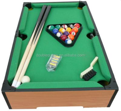 China Plastic MDF and MDF playfiled mini pool table for kid for sale