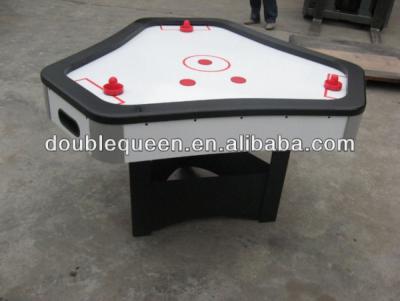 China Game Table 3 Person Air Hockey Table With Trilateral Style for sale