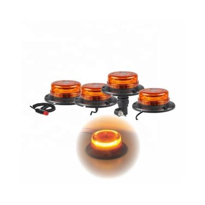 China Amber Car Rotating 12v-24v Led Headlight Emergency Strobe Beacon Rotating Flashing Warning Light for sale