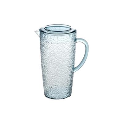 China Viable Acrylic New Products Juice Pot Water Hammered Lightweight Pitcher for sale