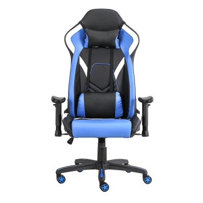 China SIT-DSPORTS Leather Ergonomic Gamer Chair Adjustable Swivel (Height) Cheap Blue Kursi Gaming for sale