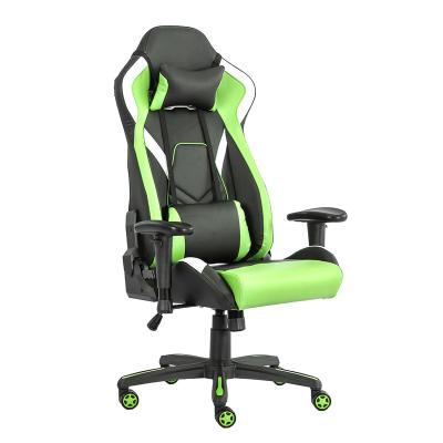 China (Size) SIT-DSPORTS 2021 New Style Office Gaming Chair Green PU Leather Chairs Gamers Adjustable for sale