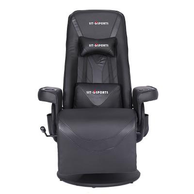 China (Size) SIT-DSPORTS Adjustable High Quality Push Back Chair PU Leather Gaming Recliner Chair for sale