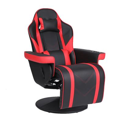 China 2021 Wholesale Adjustable Cougar Red Gaming Sofa Chair PU Leather Reclining 2021 PC Racing Gaming Chair With Cupholder for sale