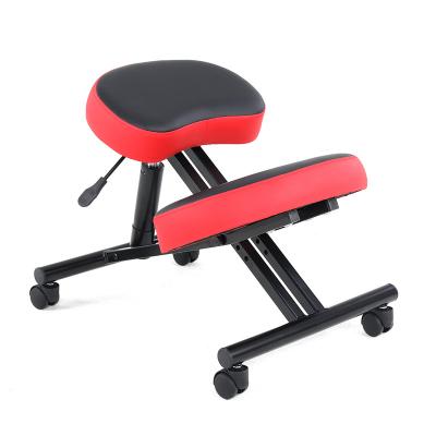 China Ergonomic Kneeling Posture Chair (The Other) Adjustable Knee Adjustable Leather Comfortable Remedial Chair for sale