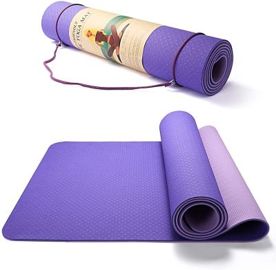 China PTE Non Slip Yoga Mat Combo Set For Yoga And Pilates Practice for sale