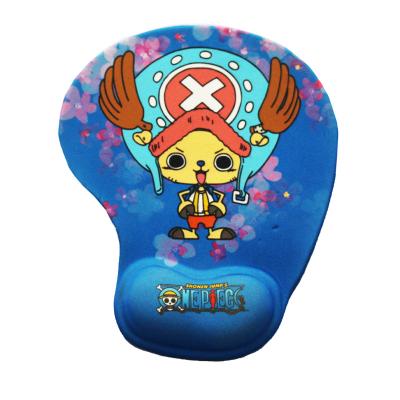 Cina WMP-056 Non Slip Cute Cartoon Gel Wrist Rest Custom Mouse Pad in vendita