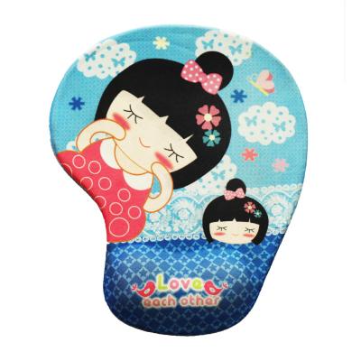 China HEATER WMP-058 Non Slip Rubber Cartoon Cute Design Gel Wrist Rest for sale