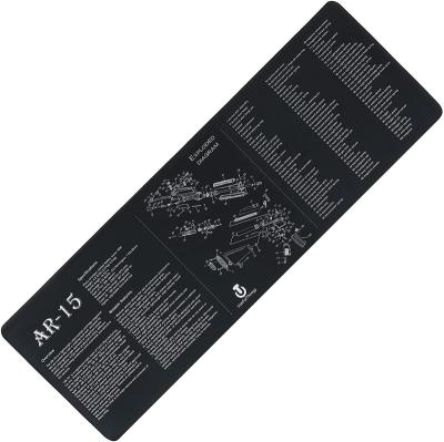 China GM-003 Rubber Gun Cleaner Mat Gun Mat Double Thickness Cleaner Mat for sale