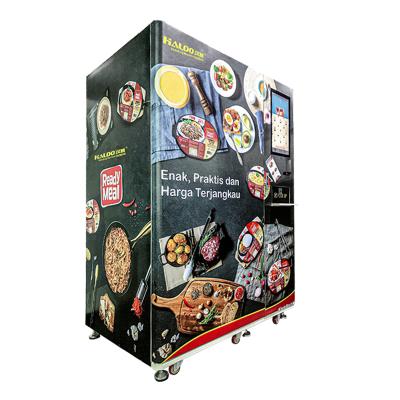 China Hotel Below -18 Degree Celsius Frozen Food Vending Machine With Microwave Heating for sale