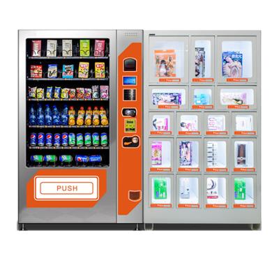 China Combo subway station self-service vending machine with lockers for sale