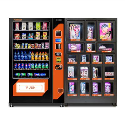 China Fully Automatic Metro Station Combination Vending Machine Lattice Cabinet Vending Machine for sale