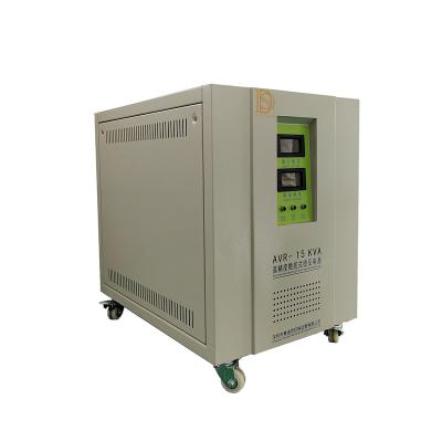 China Stabilizing Voltage For Industrial Use AVR Voltage Regulator 3 Phase 15kVA 50/60Hz 380VAC 400VAC Automatic Voltage Stabilizer for sale