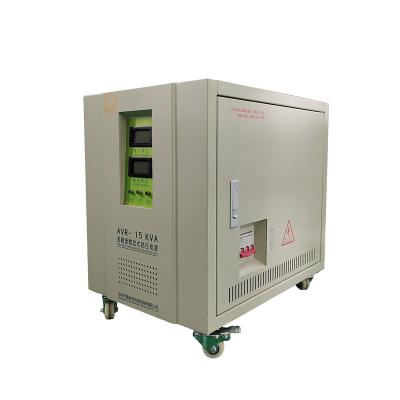 China Automatic Voltage Power Stabilizer 380V Voltage Regulator 3 Phase Stabilizing 15kVA 50/60Hz 400VAC for sale