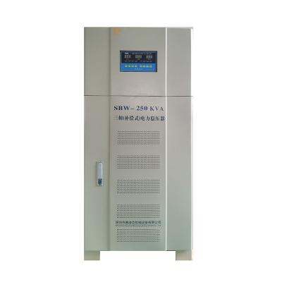 China Voltage Thermal Resistance CE RoHS E-I AVR 380VAC 400VAC Three Phase Voltage Stabilizer for sale