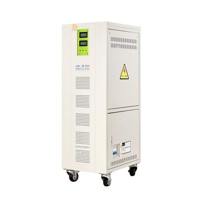 China Current Sundick For Printing Machinery 100% 380V Copper To 220V 30kVA Transformer Voltage Regulator Stabilizer Stabilizer for sale