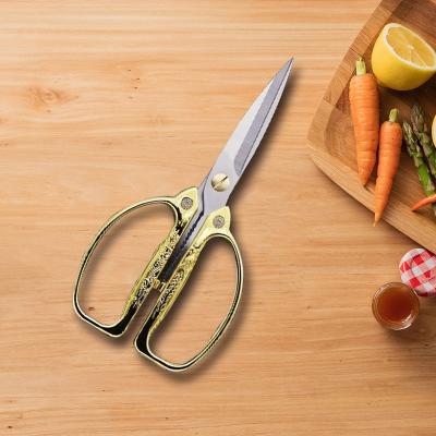 China Vegetable Cutting and Boning in Kitchen Sharp Multifunctional Serving Kitchen Cooking Chicken Bone Shears Powerful Stainless Steel Kitchen Scissors for sale