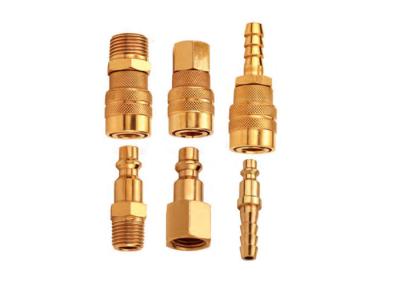 Chine Haut simple d'écoulement de LAM Pneumatic Brass Quick Coupling coupé à vendre