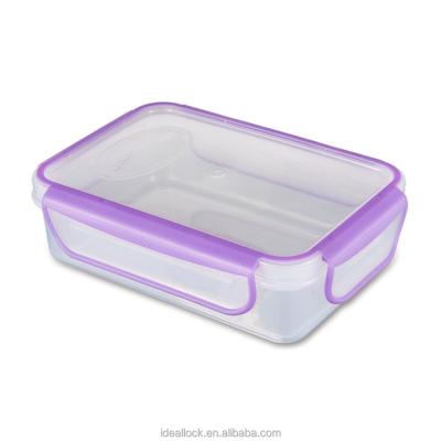 China Freshness Preservation BPA Free Food Storage Airtight Plastic Lock Container for sale