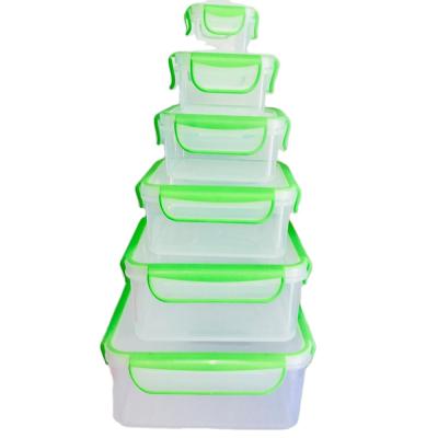 China Wholesale 6pcs Meal Prep Bowl Set 21.5 x 21.5 x 9.4cm for sale