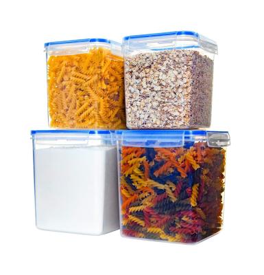 China Leakproof Airtight Food Storage Containers - Plastic Kitchen Pantry Containers--Rice Dispenser for sale