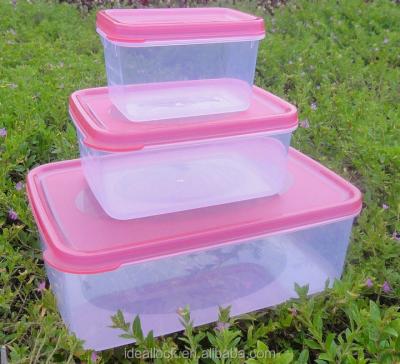 China Stackable plastic microwave freshness storage container for sale