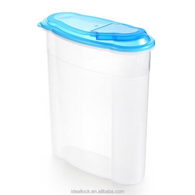 China Cheap BPA Free Clear Plastic Cereal Free Container for sale