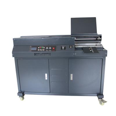 China Zh-50A Easy To Operate 3 Roll Perfect Binding Machine For A4 Size Book for sale