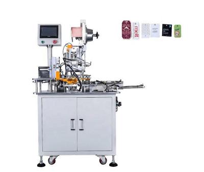 China Easy to Use Automatic Hang Tag Eyeleting Machine, Hanging Card Rivet Punching Machine for sale