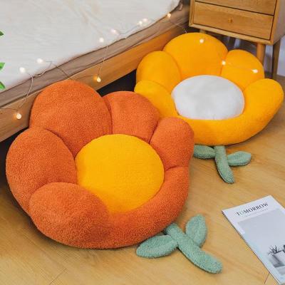 China Concise Style Flower Cushion Pillow Stuffed Bright Color Plush Cushions Pillows Soft Flower for sale