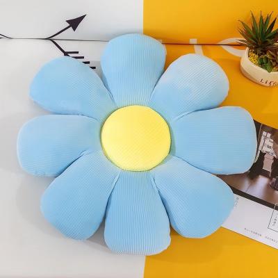 China Cute Coral Plush Stuffed Patio Flower Outdoor Floor Patio Chair Seat Throw Cushion Seating Pillow For Home Decorative for sale