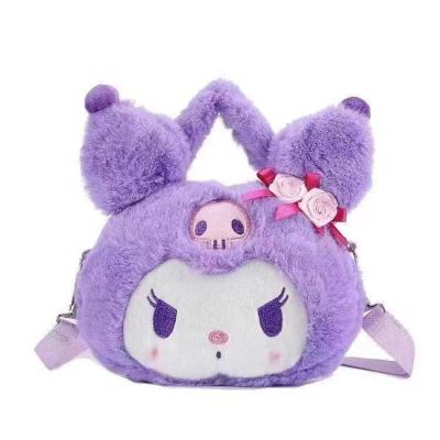 China Wholesale Cheap Cute Cartoon School Bag Plush Backpack Cross - Body Handbag For Girl for sale