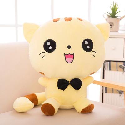 China Brand New Cute Animal Doll Round Faced Cats With Big Eyes Animal Toys Soft Plush Doll Big Faced Cats Toys for sale