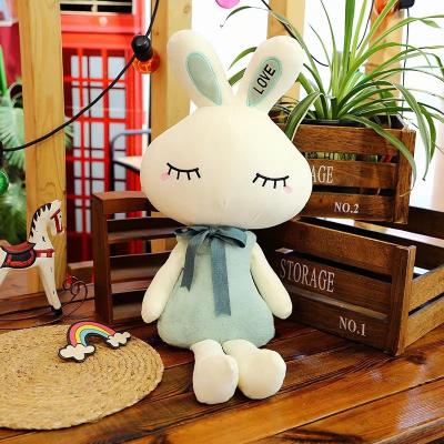 China Soft Rabbit Toy Plush Bunny Stuffed Toys Easter Day Cute Pink Doll Rabbits Wholesale Cute Cartoon Animal for sale