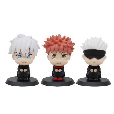 China Cartoon Toy Hot Anime Jujutsu Kaisen 5 Styles Q Posket Anime Action Numbers For Car And Home Ornaments for sale