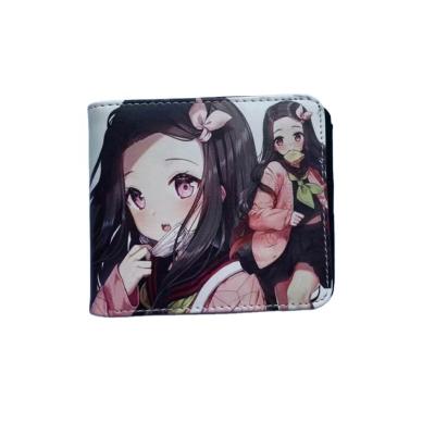 China Demon Slayer Wallet Anime Cosplay Color Draw Coin Purse Waterproof Wholesale Anime Wallet for sale