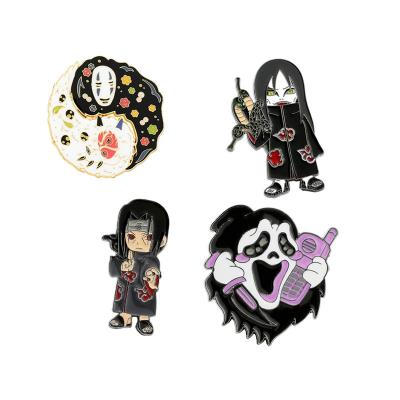 China ALLOY Factory Wholesale Japanese Anime Cartoon Characters Brooch Pins For Bag Accessories for sale