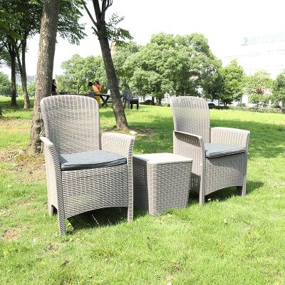 China Balcony Furniture Outdoor Weather Foldable Outdoor Patio Furniture Plastic Rattan Chair for sale