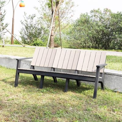 China Modern Outdoor Wholesale Patio 3 Seat Plastic Seaside Adirondack Chair for sale