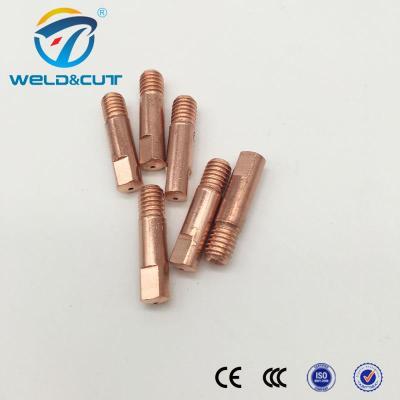 China For Cat wp17/18/26 Torch MIG Welding Parts 14AK Contact Tip M6*25*0.6 ECU for sale