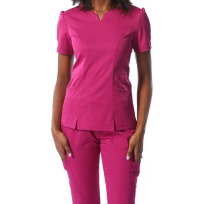 China Fashionable Custom Women Scrubs Uniform Design Your Own Scrubs for sale