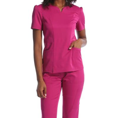 China Fashionable Nursing Scrub 2020 Uniform Polyester Spandex Scrub for sale