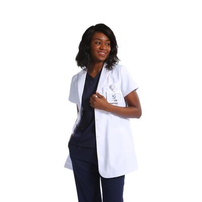 China 2020 fashionable latest lab coat jibana lab coat white doctor lab coat for sale