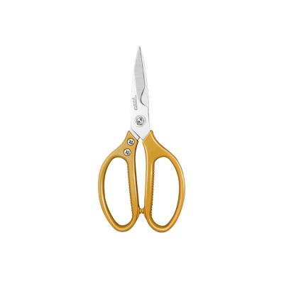 China Second Generation Gold Shears Stainless Steel Kitchen Scissors Food Scissors Highs End J0318 for sale