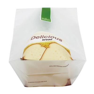 China Moisture Proof Custom Plastic Bread Paper Bag Packaging For Bakery for sale