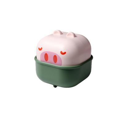 China Hot Selling Adorable Rich Pig And Press Various Animal Children's Toy Crawling Car for sale