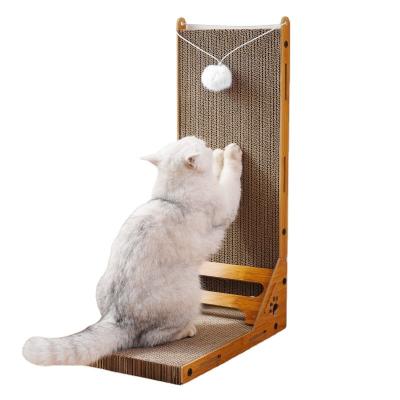 China Wrinkled Paper Cat Scratcher Cat Scratcher Cardboard Cat Scratch Board Viable Low Price for sale