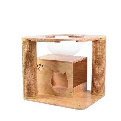 China High Quality Viable Rising Scratcher Cat Tree Large Cat Tower Cat Tree House for sale